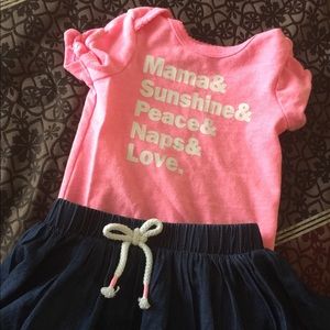 Cat & Jack Infant girl outfit
